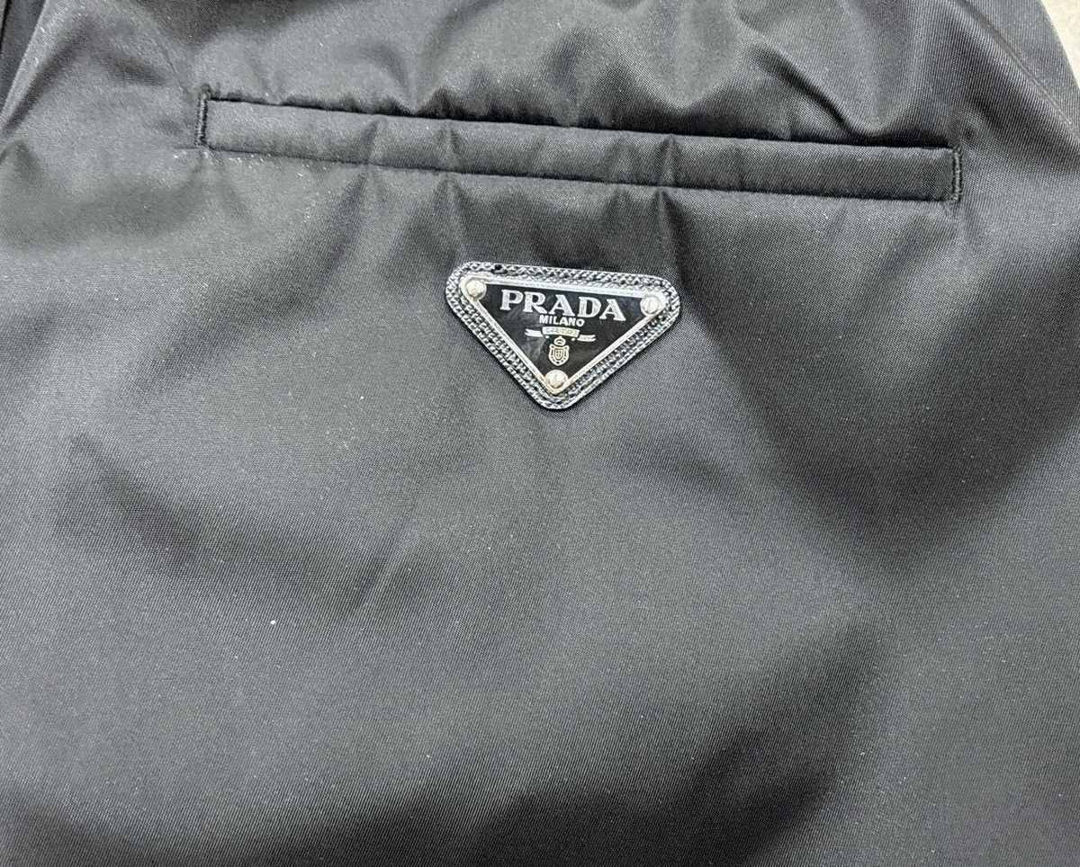 Prada PRADA Logo Trousers in Re-Nylon Pants Size US 38 / EU 54 - 8 Thumbnail