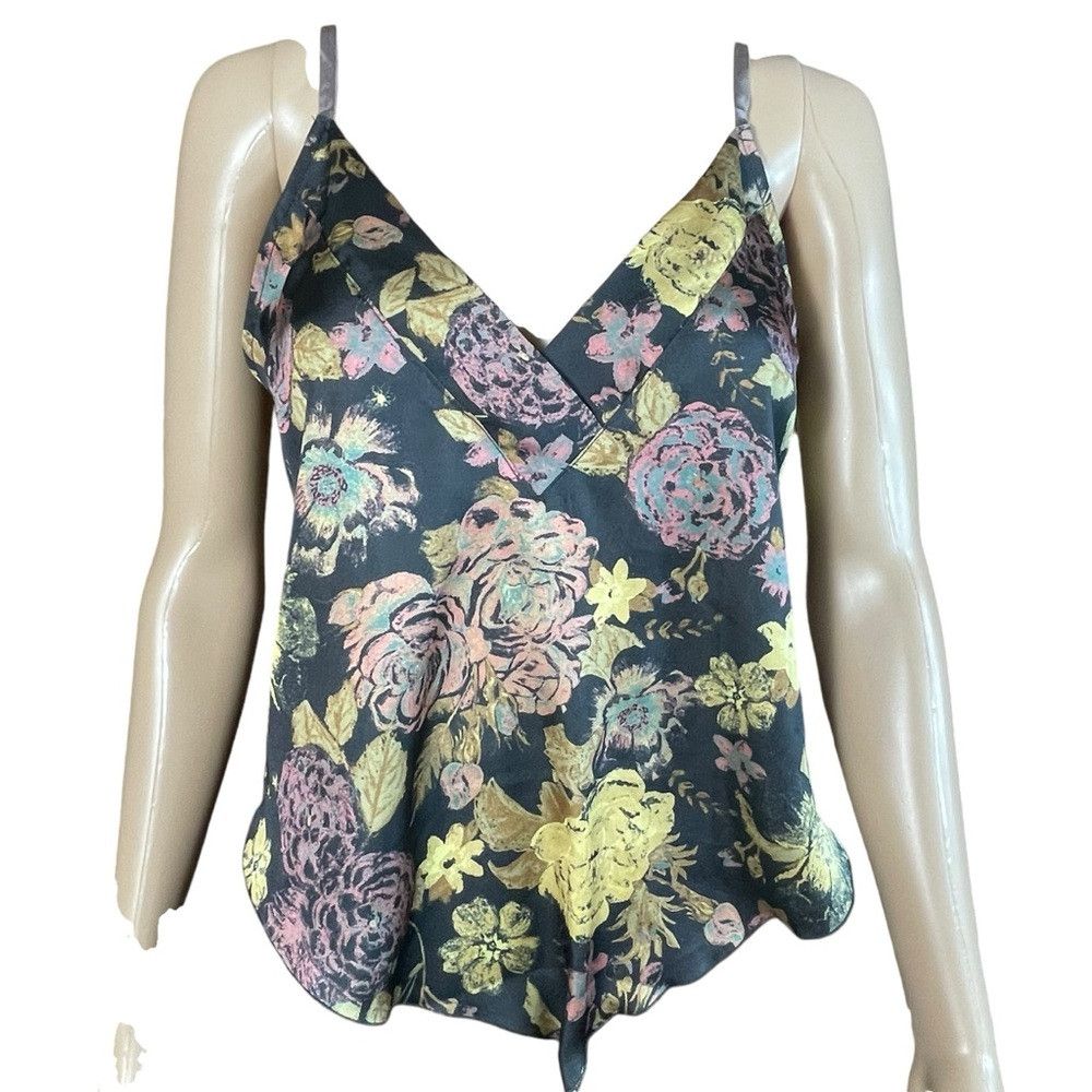 Free People New Free People Intimately It's That Simple Satin Floral Ca Size S / US 4 / IT 40 - 4 Thumbnail