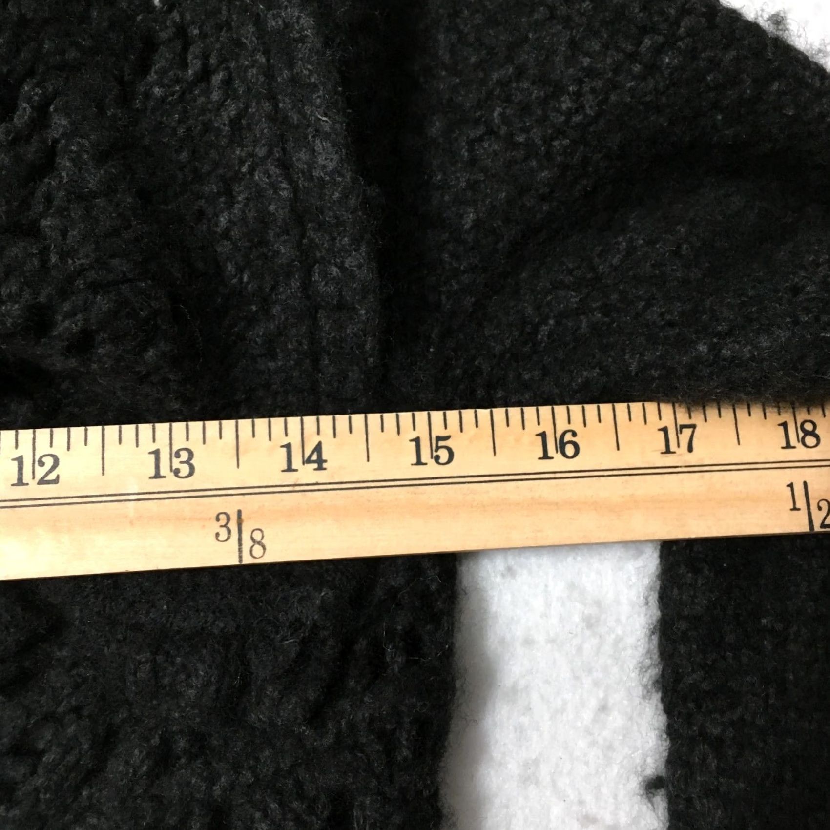 Loft LOFT XS Black Open Crocheted Cotton Long Sleeve Sweater Womens Size XS / US 0-2 / IT 36-38 - 3 Thumbnail