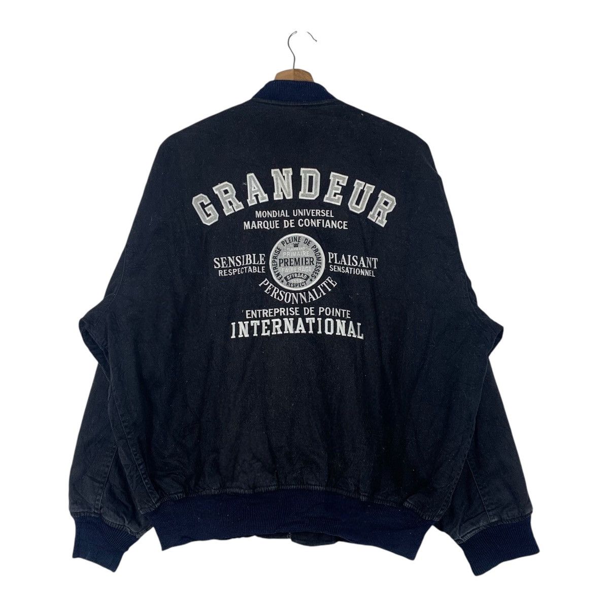 Japanese Brand BLUETTE GRANDEUR Japanese Brand Sportswear Varsity Jacket Size US L / EU 52-54 / 3 - 2 Thumbnail