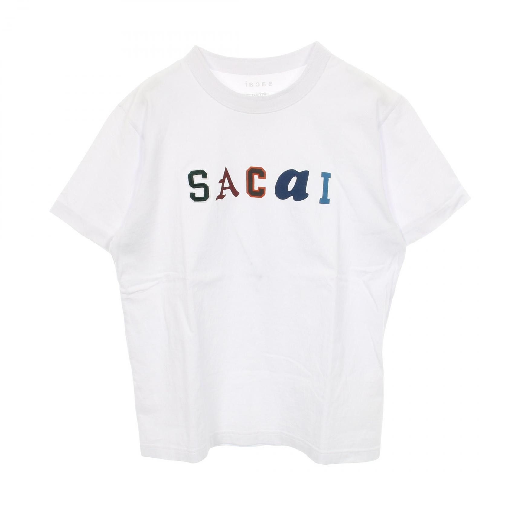 Sacai Sacai Sacai Cotton Short Sleeve Top Textile T-Shirts DUTY FREE for USA Size ONE SIZE - 1 Thumbnail