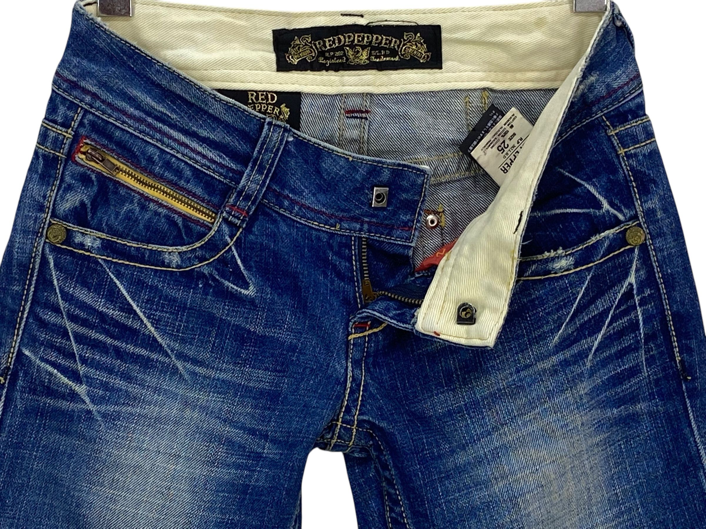 Japanese Brand Red Pepper Denim Bootcut Jeans Japanese Jeans Size 25" / US 0 / IT 36 - 4 Thumbnail