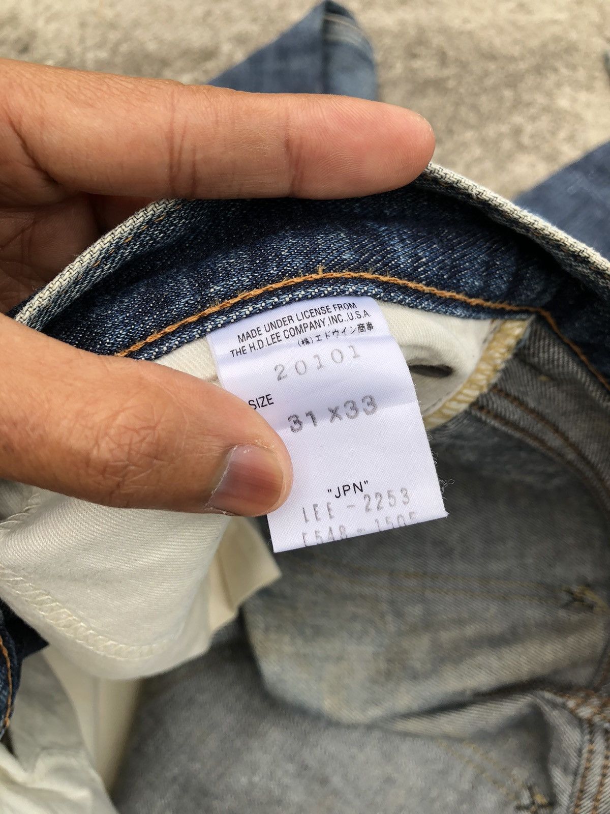 Lee × Vintage RUSTY BLUE VINTAGE LEE DENIM Size US 30 / EU 46 - 10 Thumbnail
