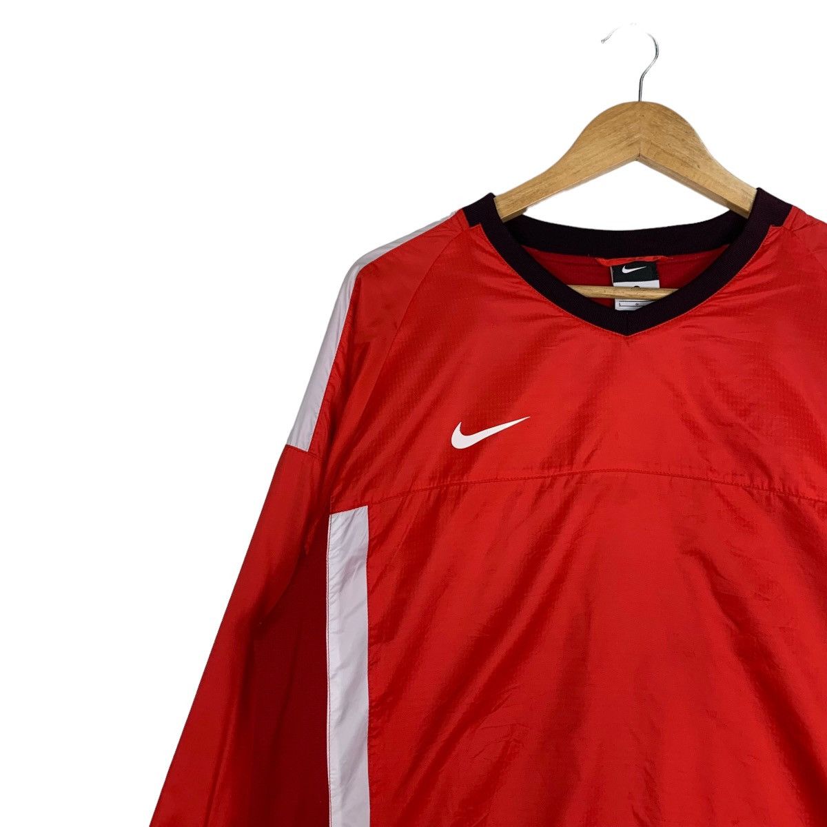 Nike NIKE Red Jersey #0995-C44 Size US L / EU 52-54 / 3 - 6 Thumbnail