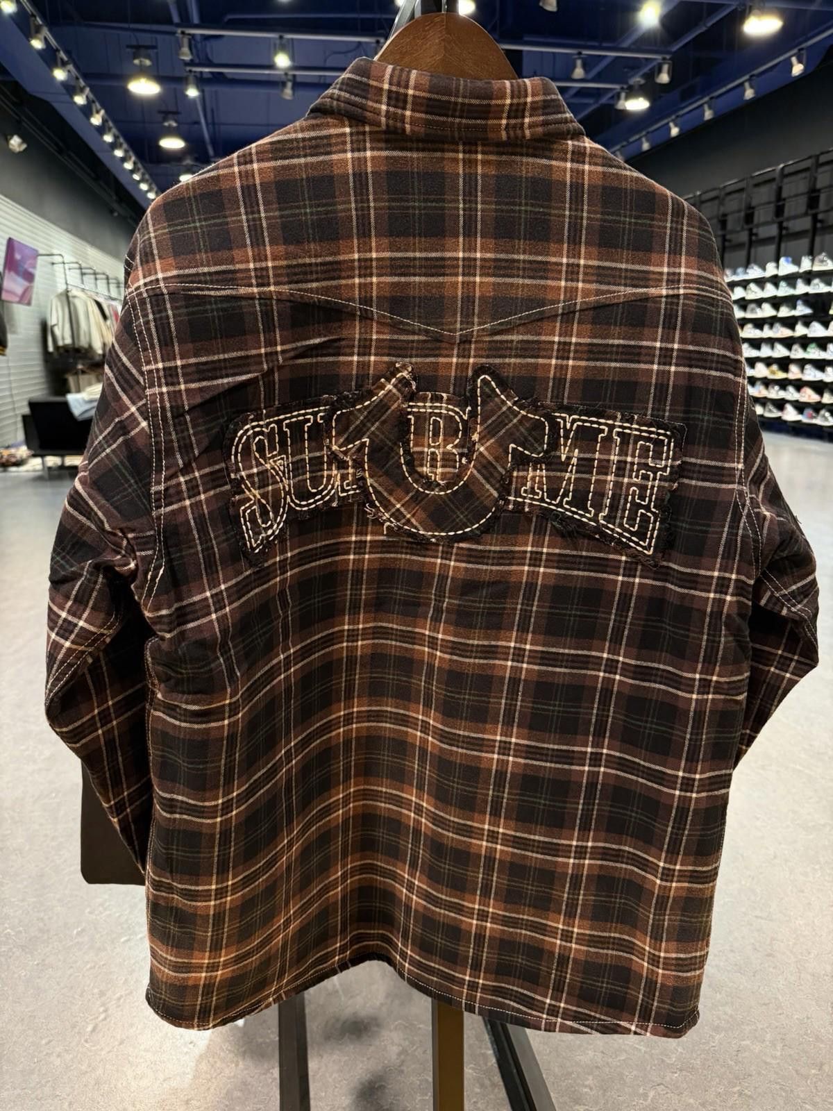 Supreme Supreme x True Religion Quilted Lined Plaid Flannel Large Size US L / EU 52-54 / 3 - 4 Thumbnail
