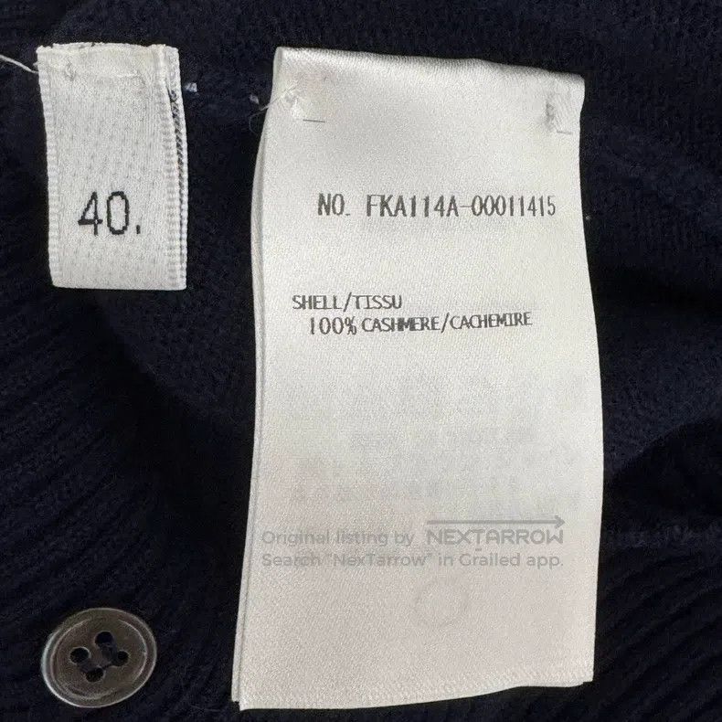 Thom Browne Thom Browne Mock Cardigan Four Striped Cashmere Sweater Size US XXS / EU 40 - 5 Thumbnail