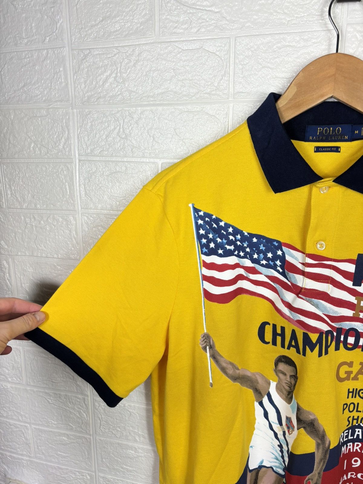 Polo Ralph Lauren Polo Ralph Lauren Stadium Olympic Track Championship T-Shirt Size US M / EU 48-50 / 2 - 6 Thumbnail