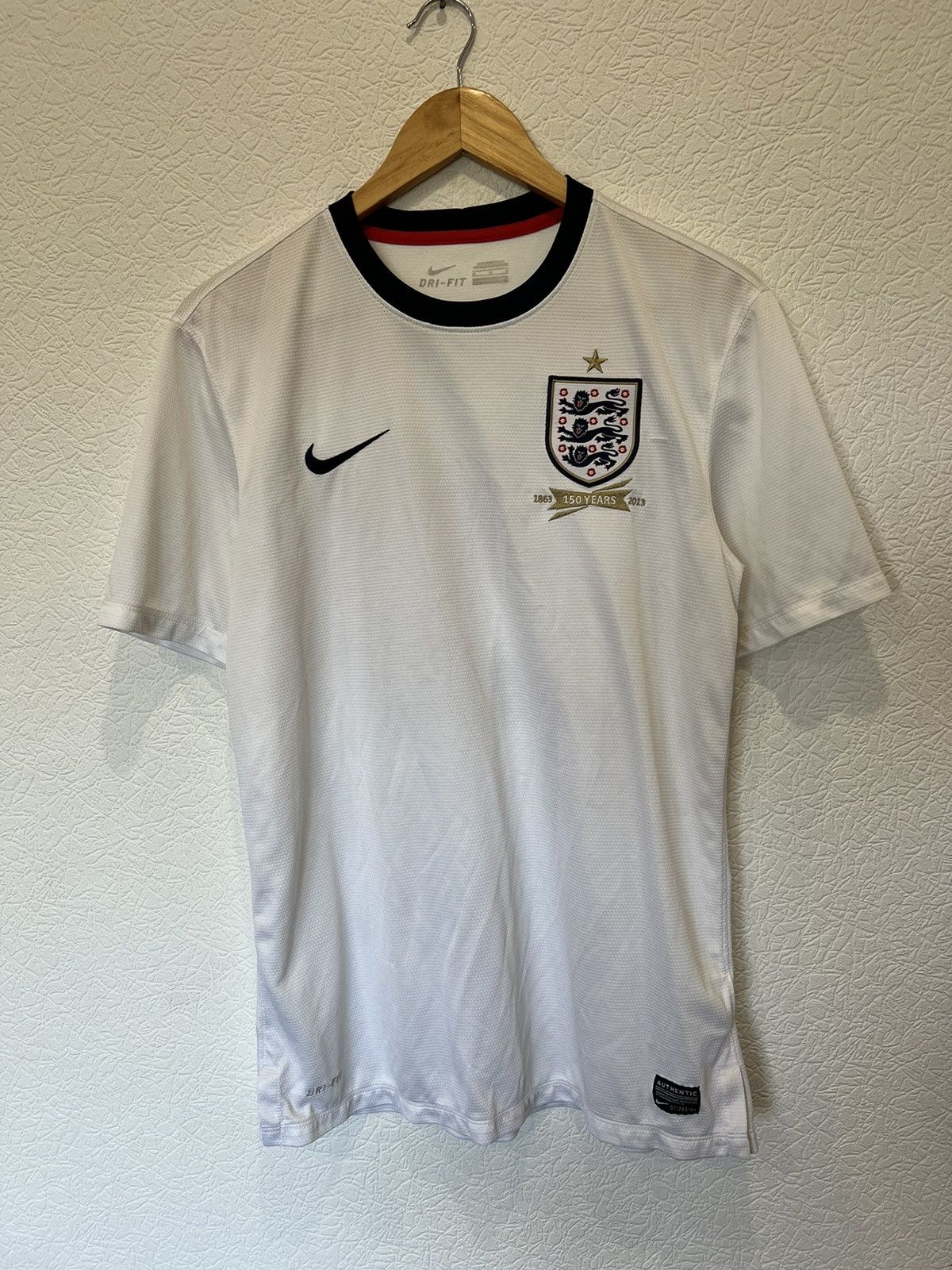 Nike LALLANA Nike England 2013 Home Kit Soccer Jersey Size US M / EU 48-50 / 2 - 2 Thumbnail