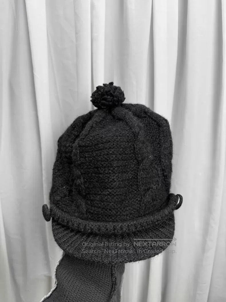 Other Yohji Yamamoto Knitted wool hat with ribbed brim and struc Size ONE SIZE - 1 Thumbnail