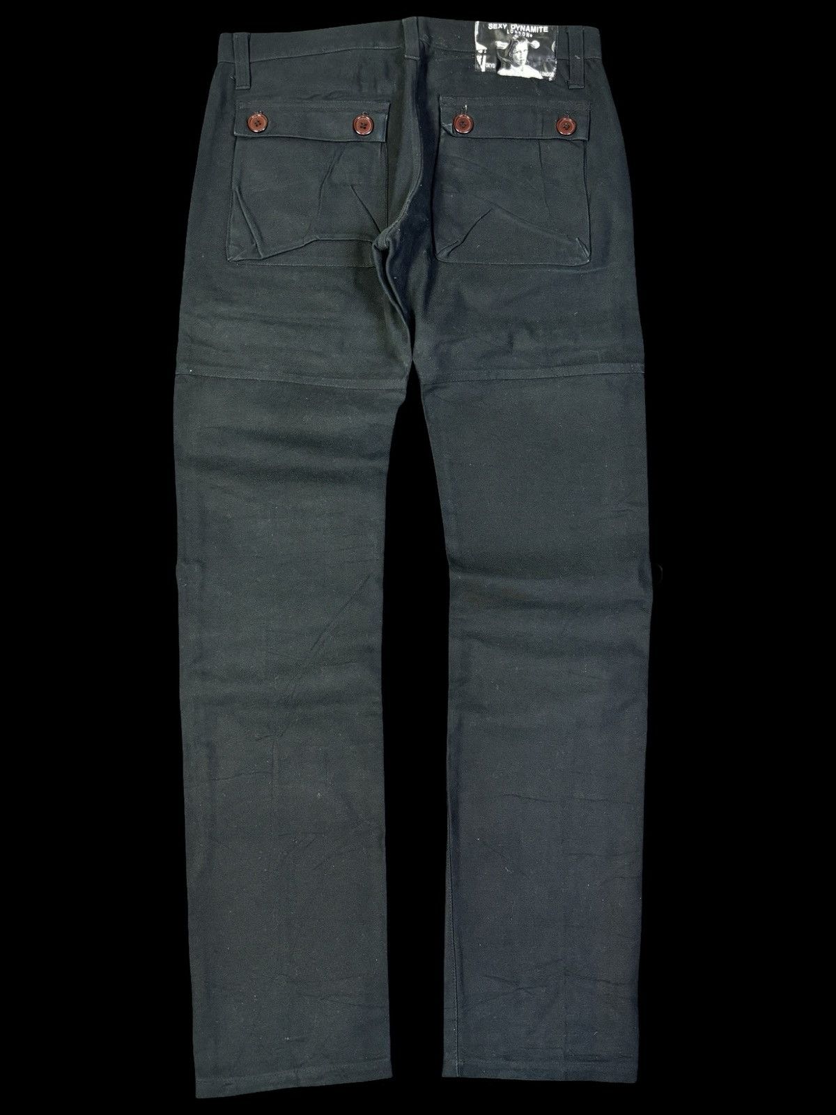 Japanese Brand Rare SEXY DYNAMITE Seditionaries Punk Skinny Pant K161 Size US 31 - 2 Thumbnail