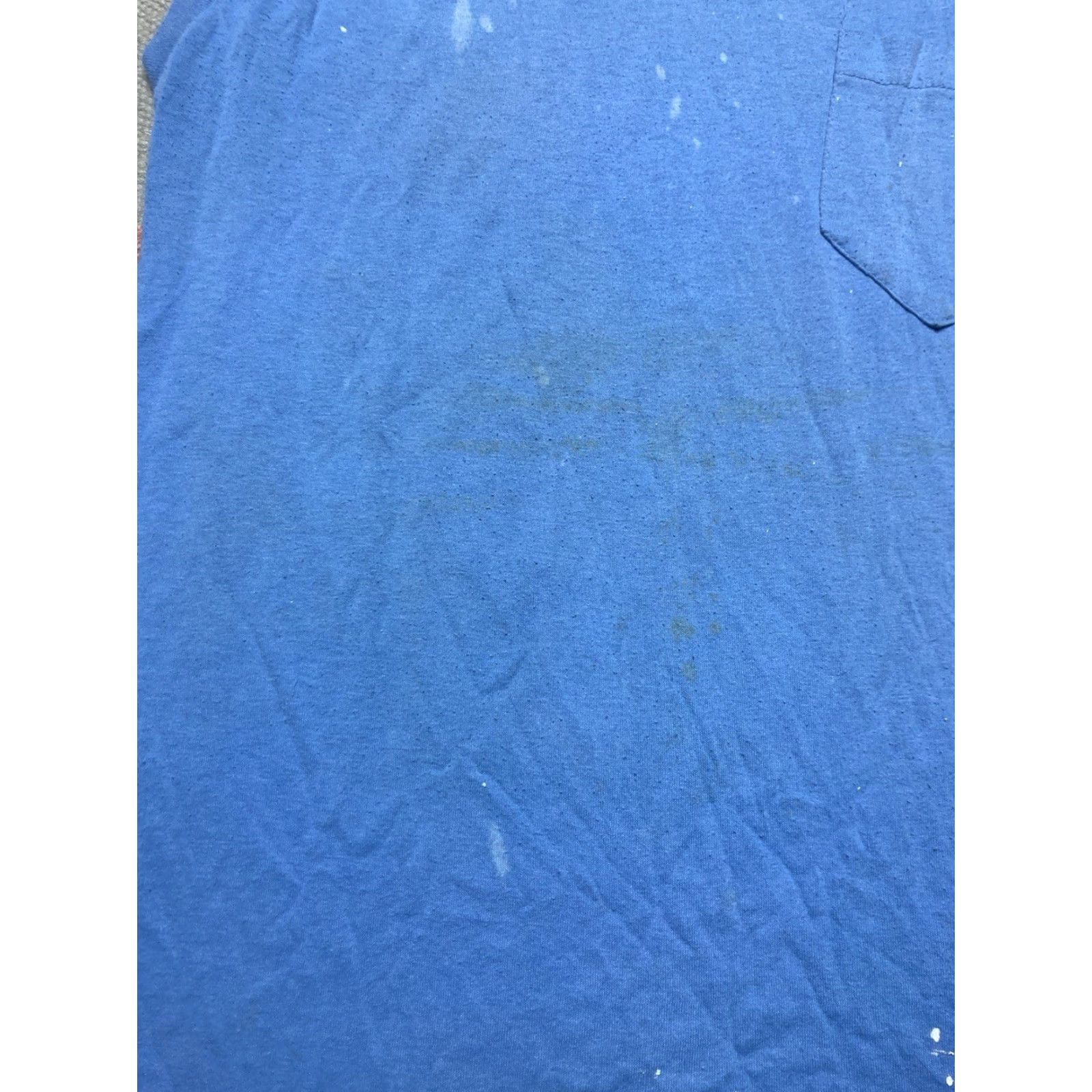 Vintage VINTAGE 80s Sleeveless Pocket T Shirt Blue Large Men Size US L / EU 52-54 / 3 - 3 Thumbnail