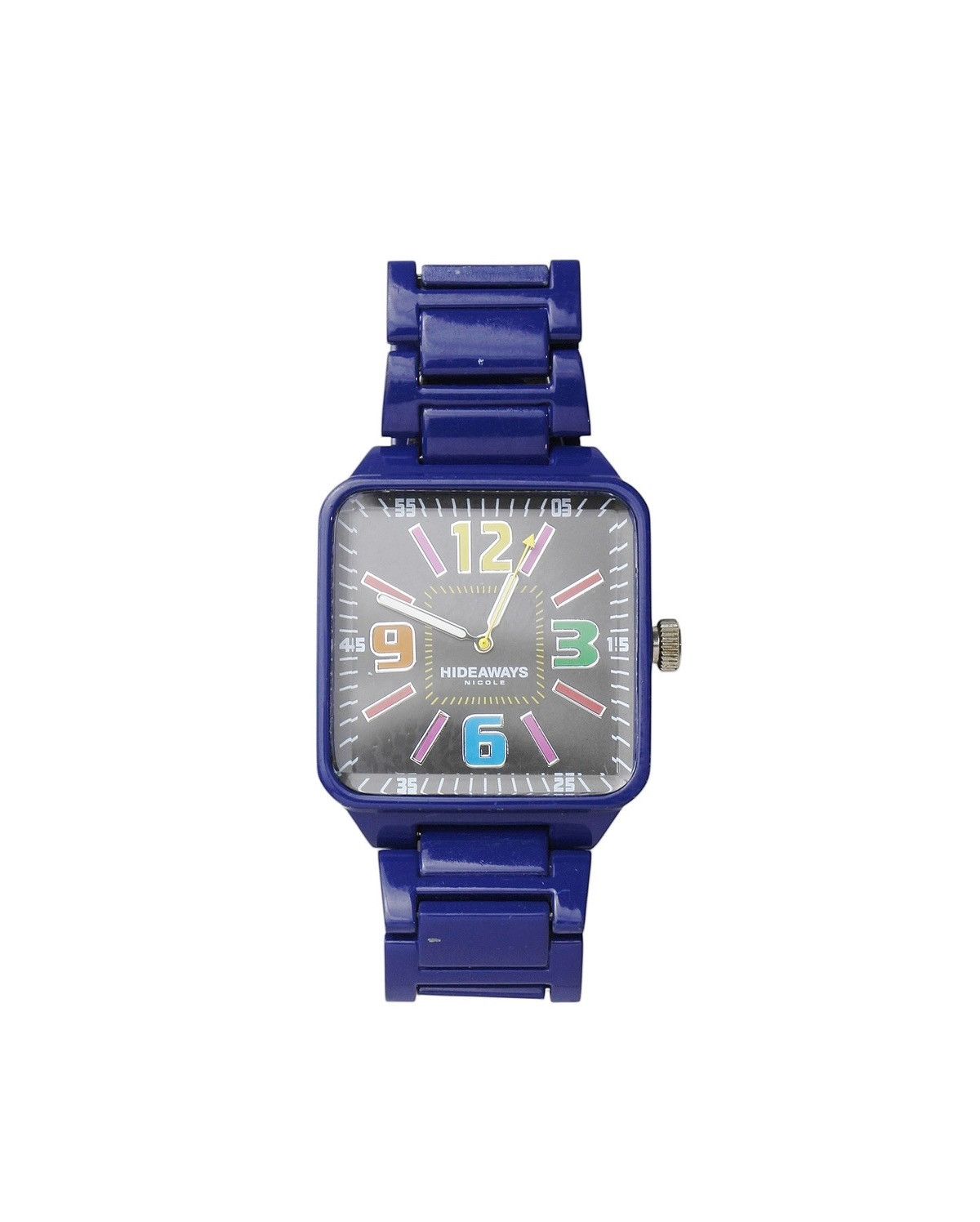 HIDEAWAYS 2000S HIDEAWAYS BY NICOLE COLORBLOCK SQUARE WATCH Size ONE SIZE - 2 Thumbnail