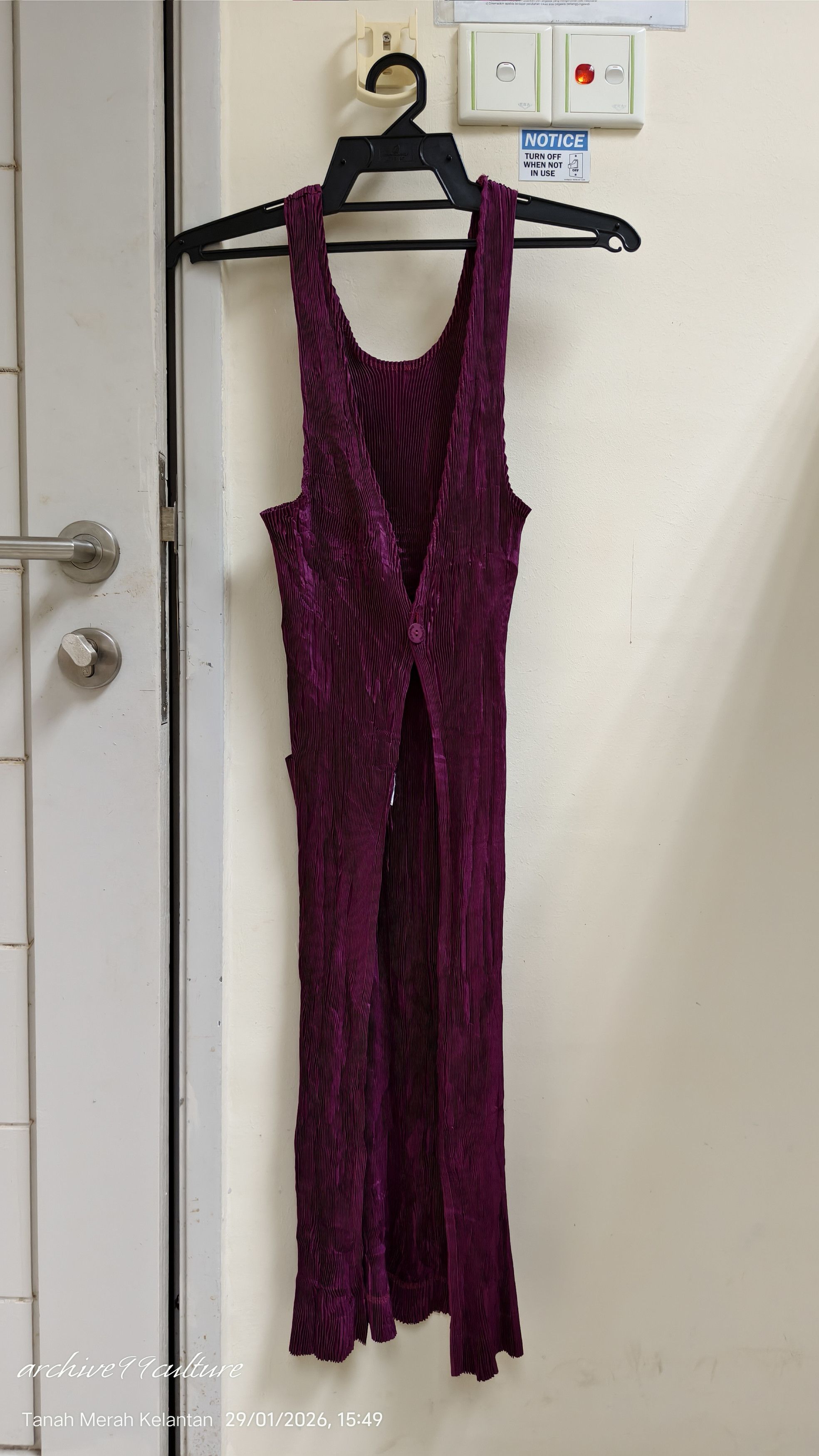 Issey Miyake 90's ISSEY MIYAKE im product Pleats Apron dress one piece Size ONE SIZE - 5 Thumbnail
