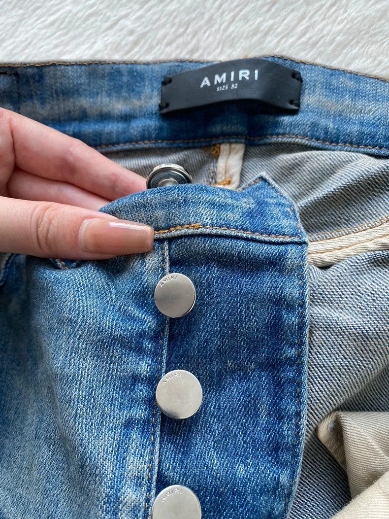 Amiri Amiri Washed blue mx2 jeans 2501-Nextarrow Size US 32 / EU 48 - 6 Thumbnail
