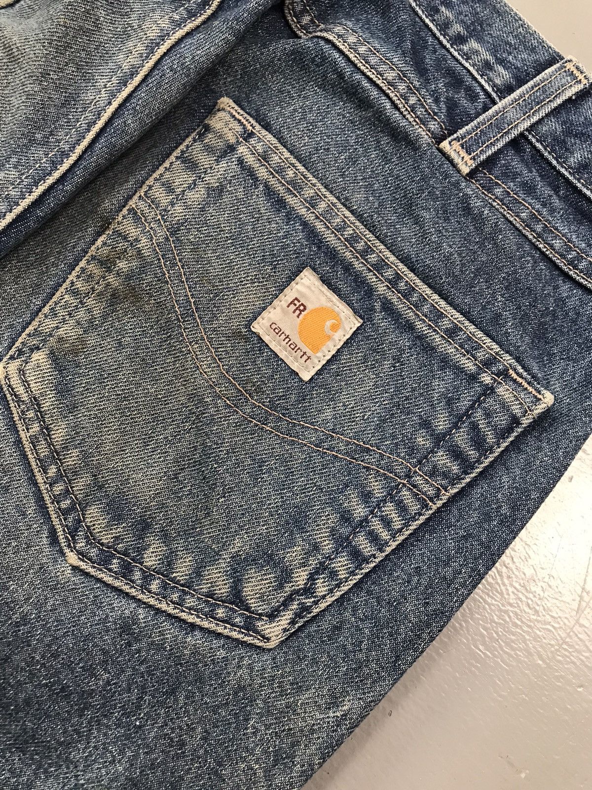 Carhartt × Vintage Vintage Carhartt dusty double knee denim Size US 34 / EU 50 - 10 Thumbnail