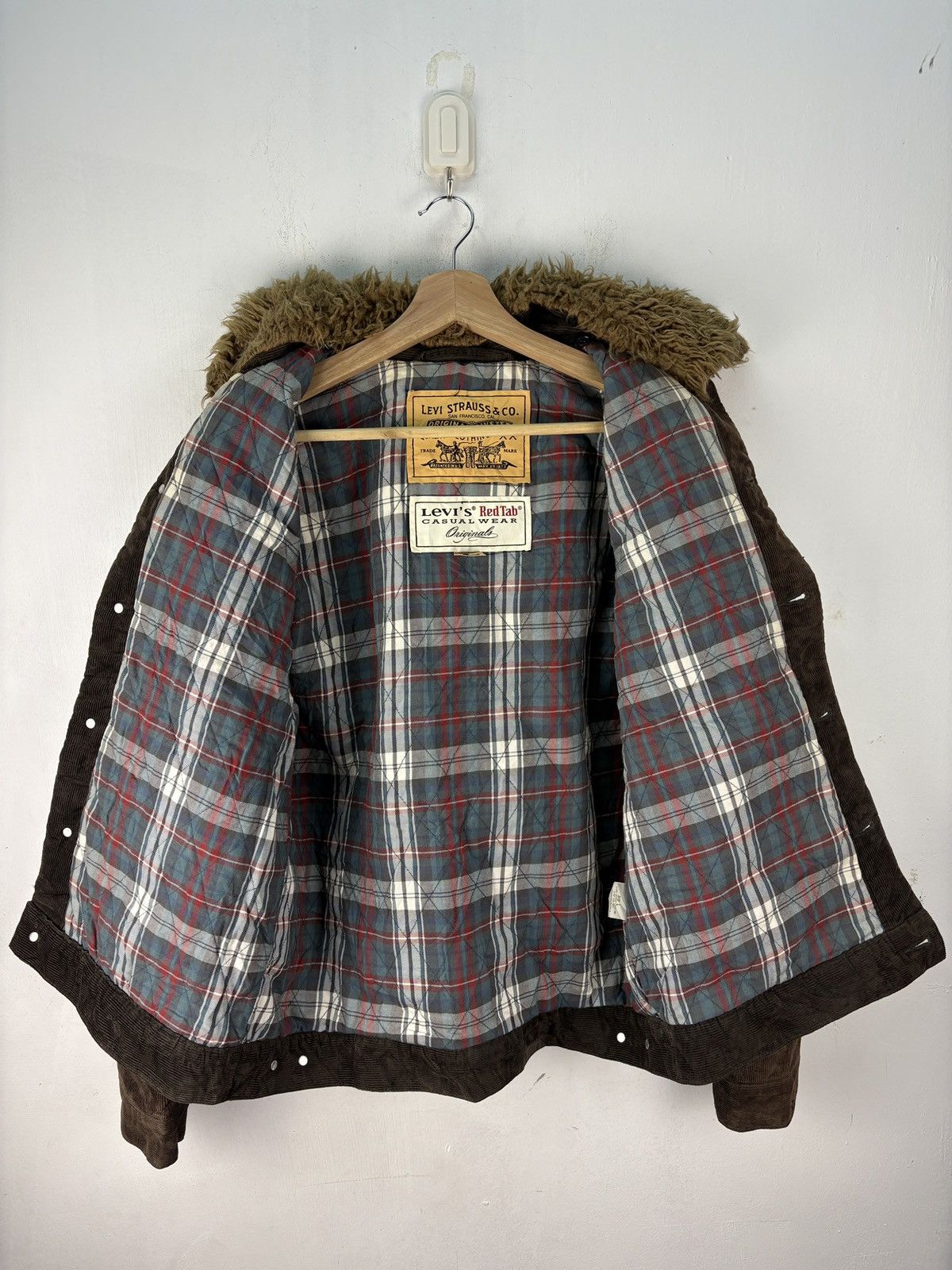 Levi's Levi’s Sample Faded Brown Corduroy Jacket Sherpa Collar Size US L / EU 52-54 / 3 - 10 Thumbnail