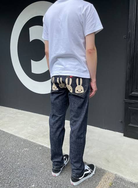 Hysteric Glamour Cune Rabbit Daicock Japanese Deep Indigo Denim Evisu Style Size US 30 / EU 46 - 2 Thumbnail