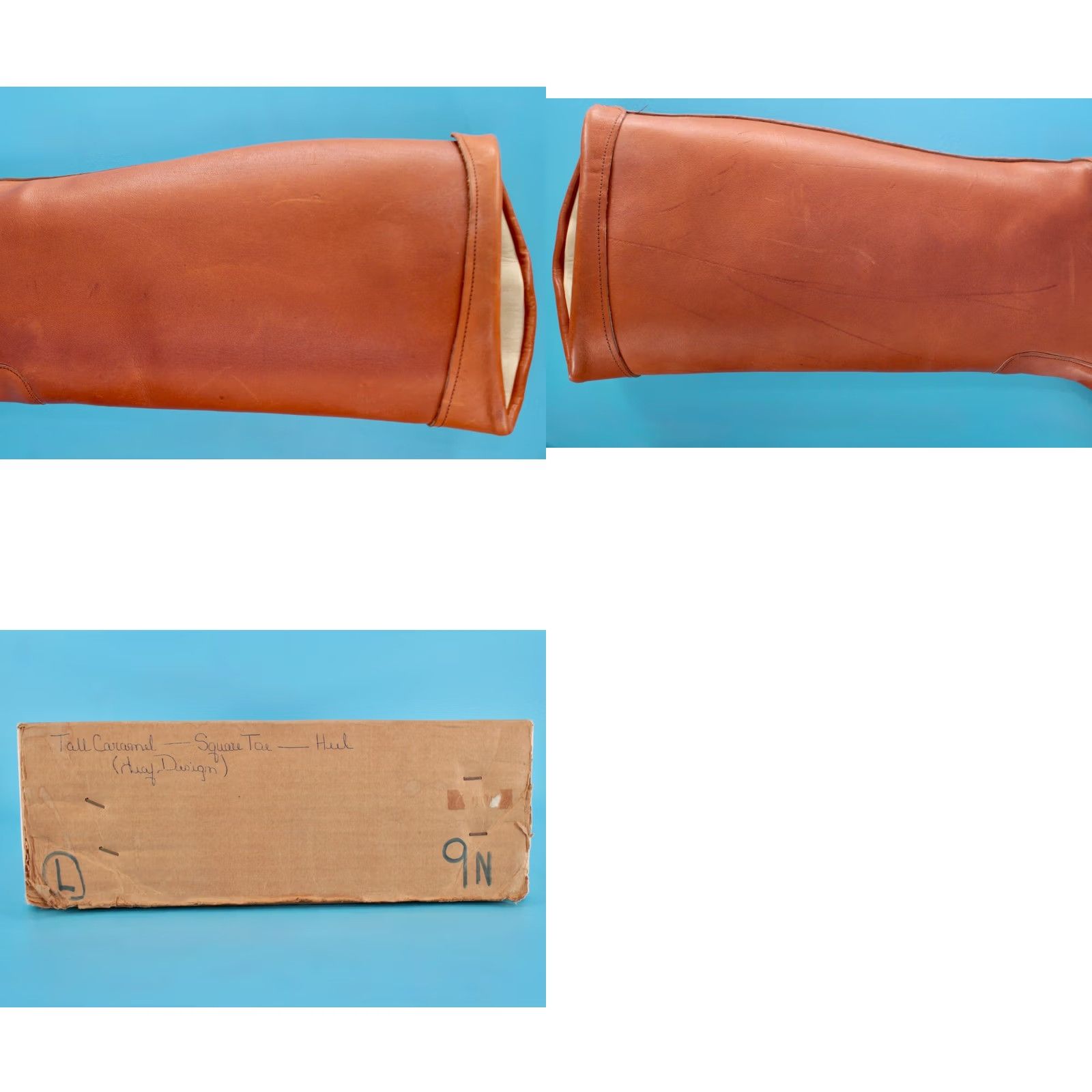 Vintage VINTAGE 70s Polly Crockett Brown Painted Leaf Campus Boots Womens Size 9 N 1970s Size US 9 / IT 39 - 10 Thumbnail