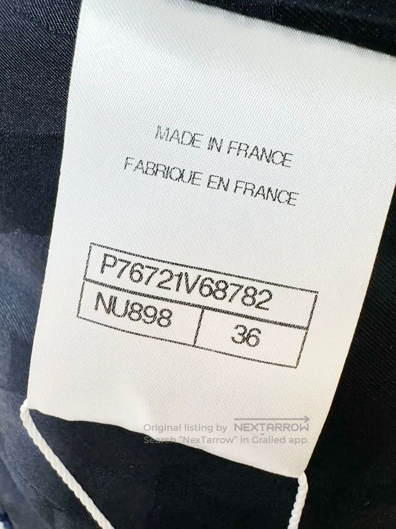 Chanel Chanel 24P blue and white plaid lapel long-sleeved jacket Size XS / US 0-2 / IT 36-38 - 6 Thumbnail