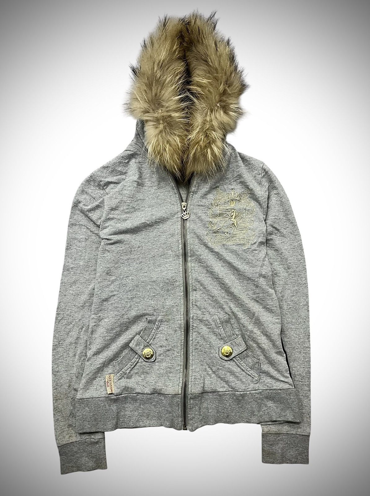 Japanese Brand 2000's Over Fur Hoodie HBA LGB Style | Grailed