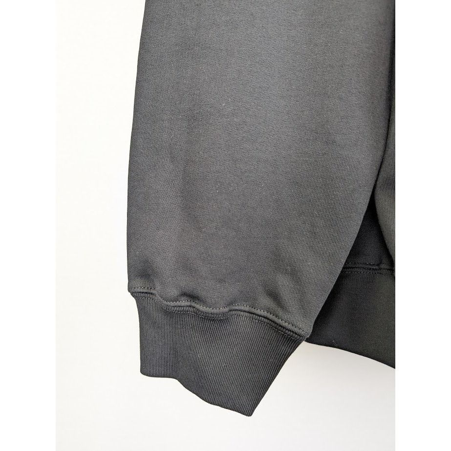 Balenciaga o1rshd1 Moll Bouclet Large Fit Hoodie in Black/White Size US S / EU 44-46 / 1 - 7 Thumbnail