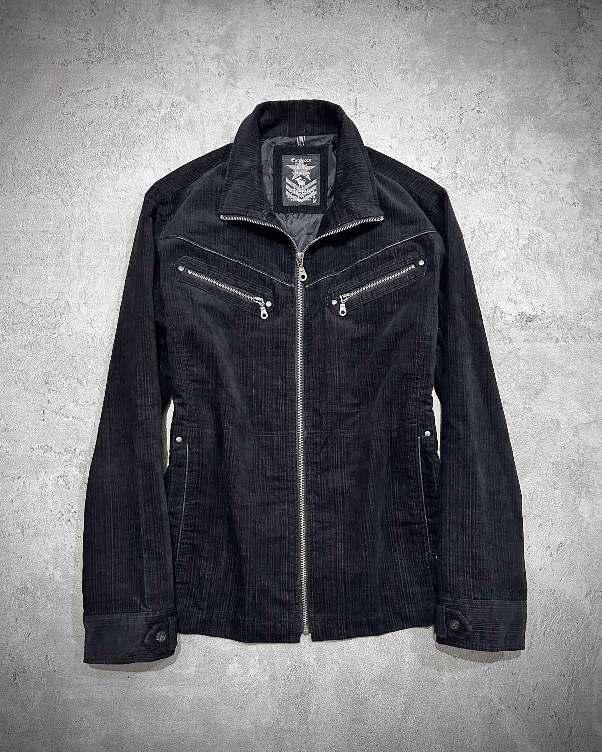 Japanese Brand Vkei Steelo Velvet Bikers Jacket Kmrii Backlash Style Size US M / EU 48-50 / 2 - 1 Thumbnail