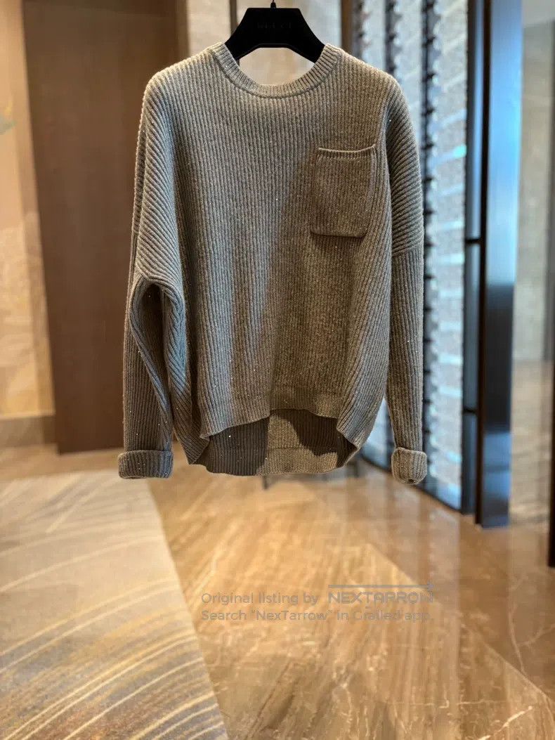 Brunello Cucinelli Brunello Cucinelli Sequined sweater Size XS / US 0-2 / IT 36-38 - 1 Thumbnail