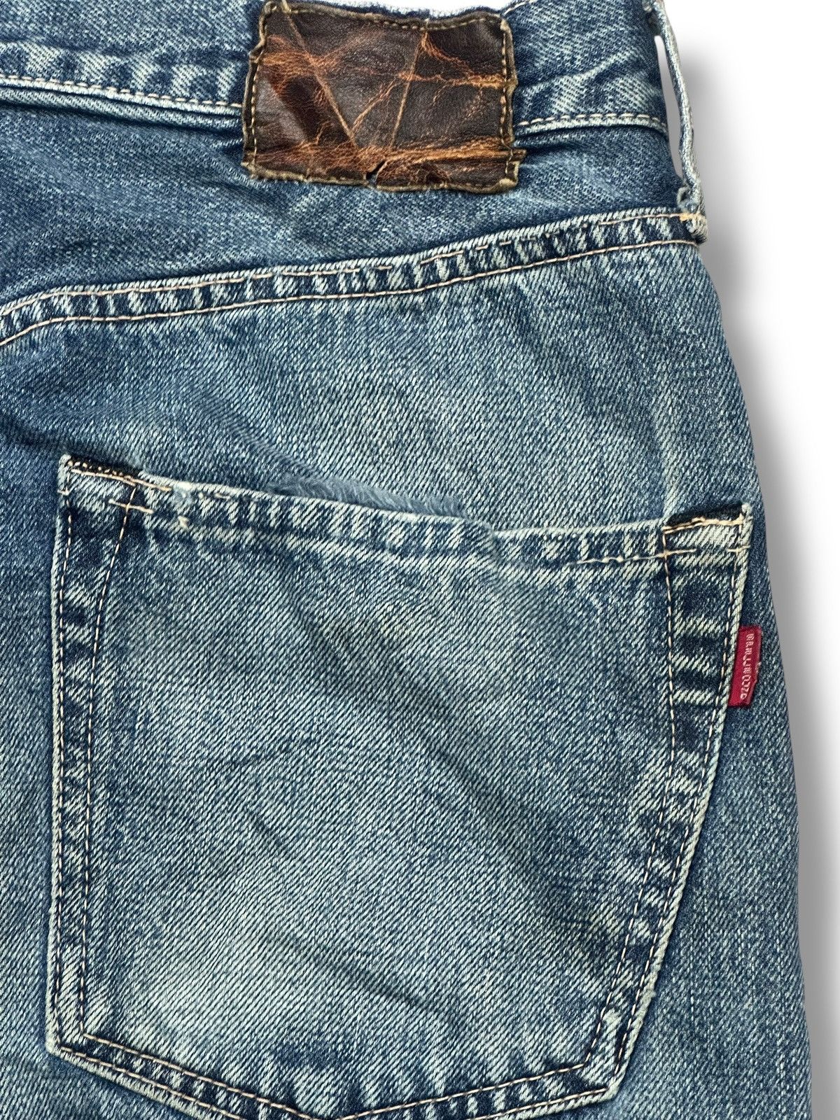 Spellbound Spellbound x Domingo Selvedge Distressed Denim Faded Jeans Size US 32 / EU 48 - 8 Thumbnail