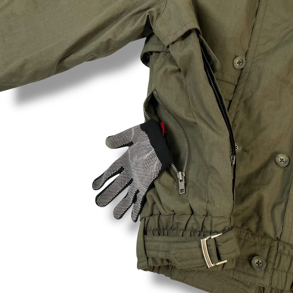 Buzz Rickson's 🇯🇵 BAYCREST MULTIPOCKET BUCKLE WAIST BOMBER JACKET Size US XL / EU 56 / 4 - 11 Thumbnail