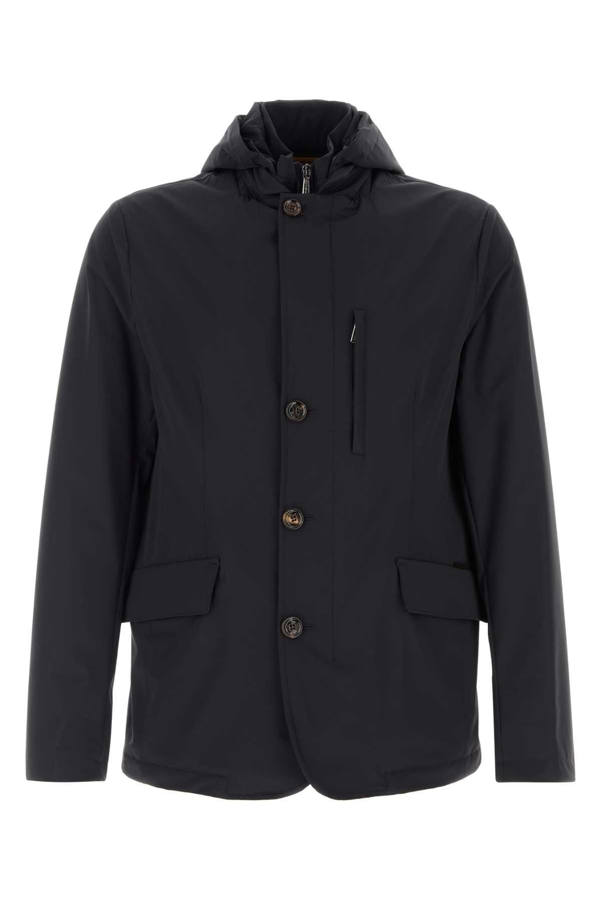 MooRER Midnight Blue Stretch Nylon Ranieri Jacket Size US M / EU 48-50 / 2 - 1 Thumbnail
