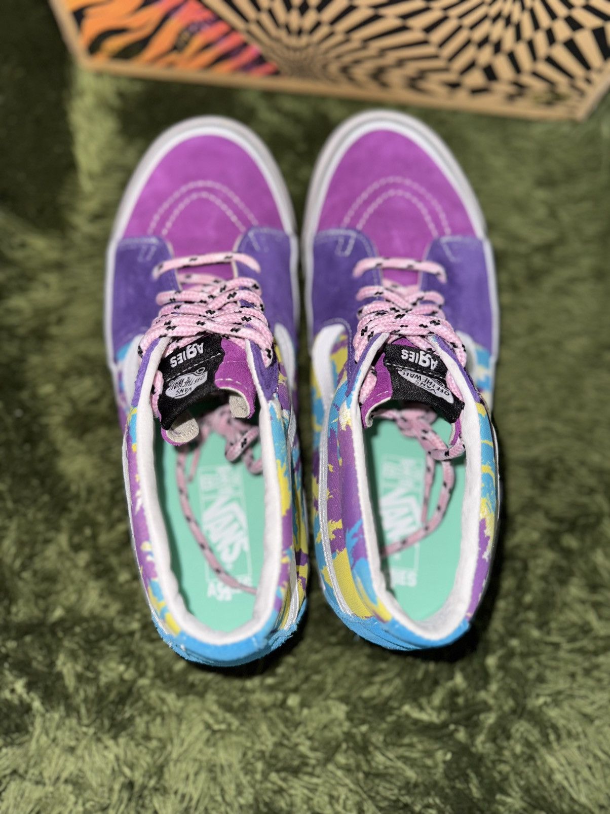 Vans [US10] Vans Vault x Aries Skate Mid Purple Size US 10 / EU 43 - 3 Thumbnail