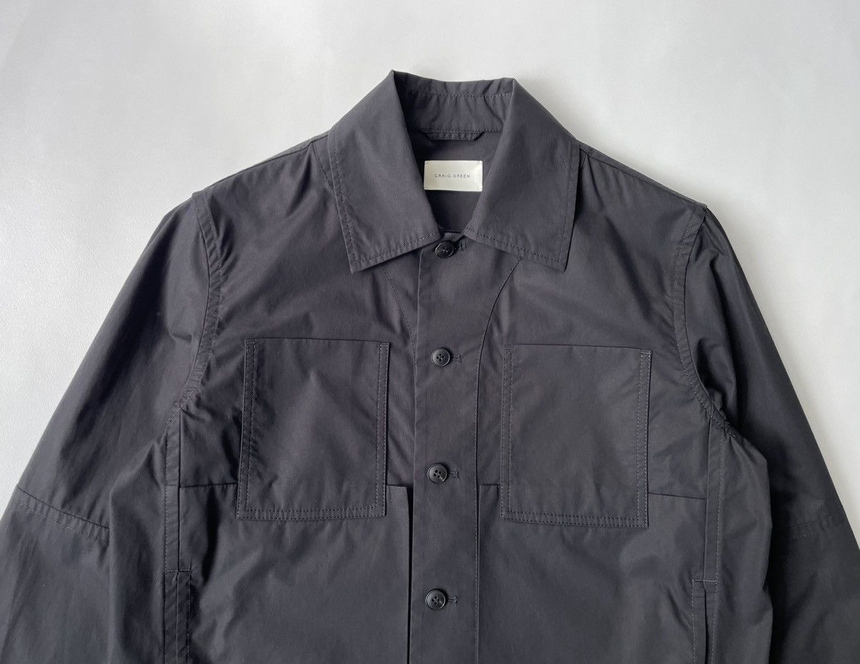 Craig Green Black Cotton Boxy Work Jacket Size US L / EU 52-54 / 3 - 2 Thumbnail