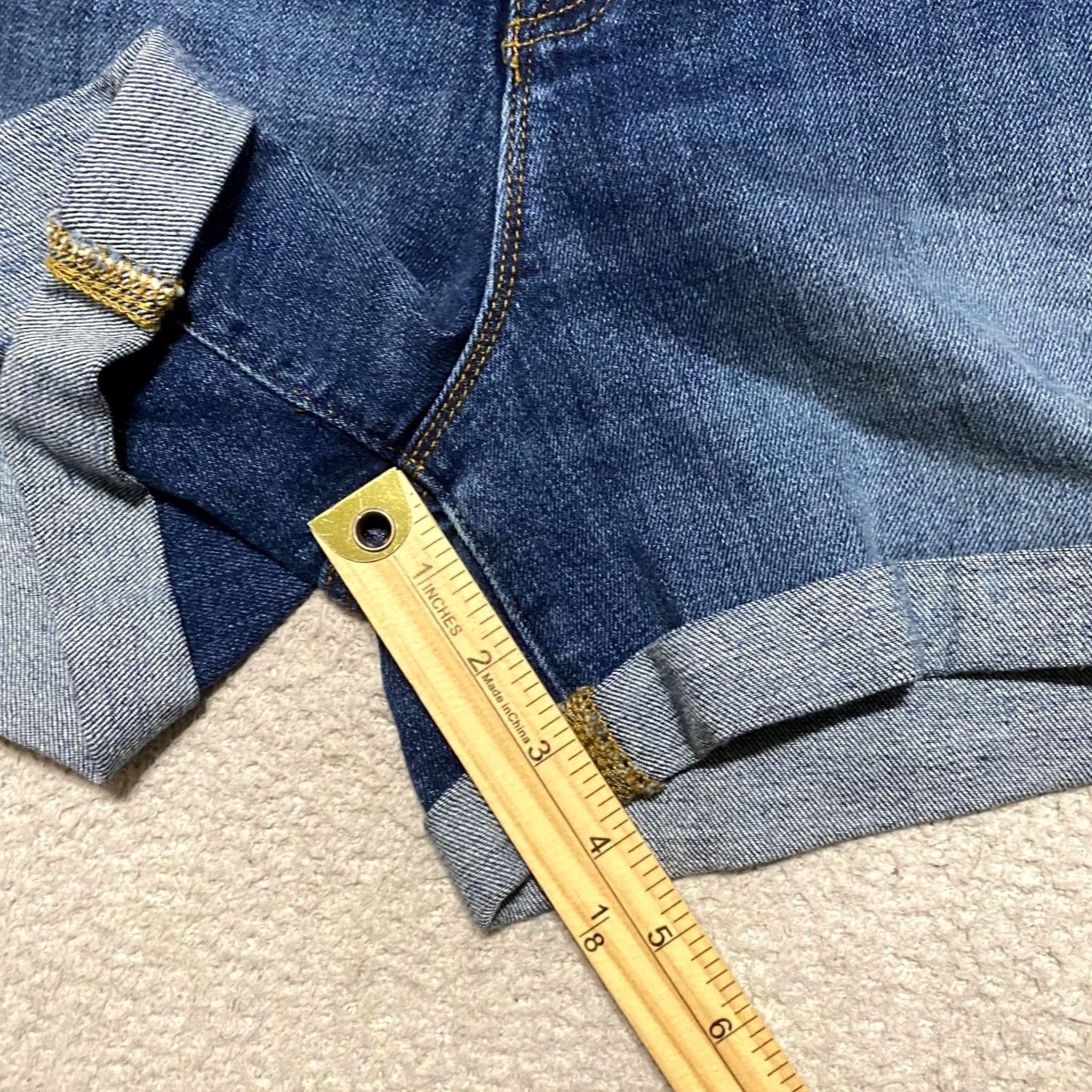 J.Crew J. Crew Jean Shorts Womens 33 Blue Denim Cut Off High Rise Inseam 4" NWT New Size 24" / US 00 / IT 34 - 5 Thumbnail