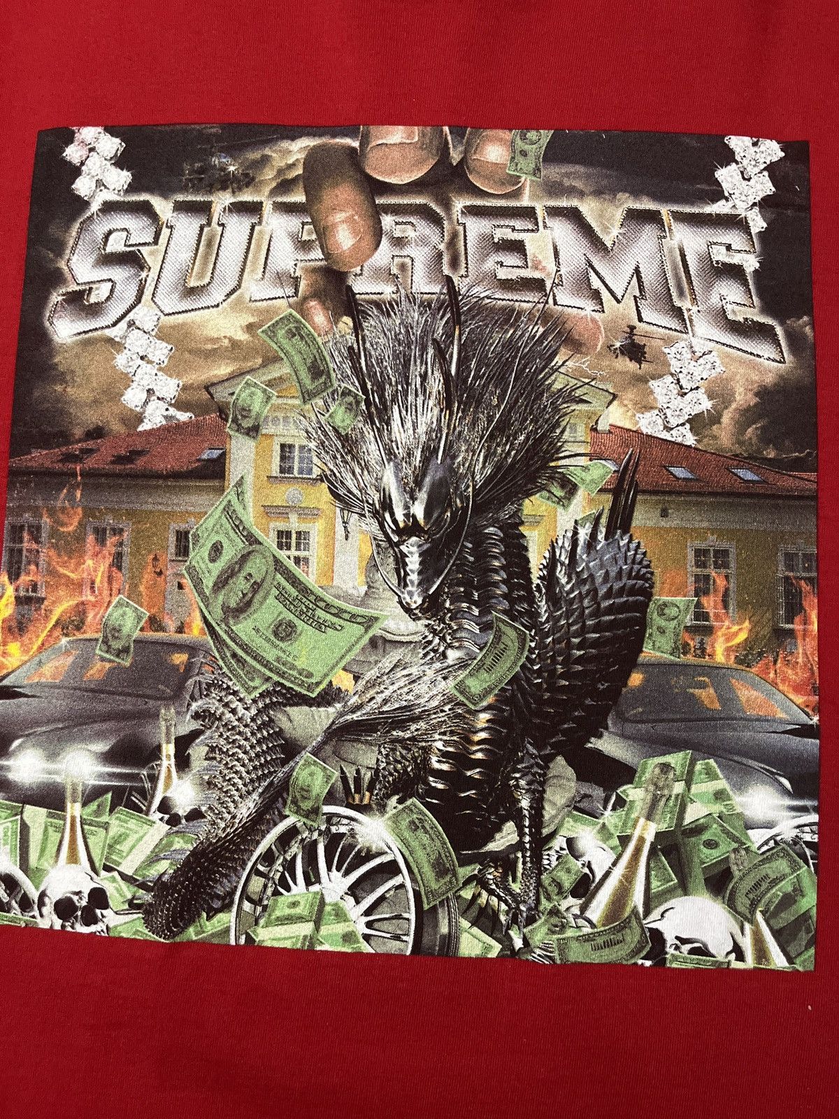 Supreme Supreme mansion dragon tee Size US L / EU 52-54 / 3 - 4 Thumbnail