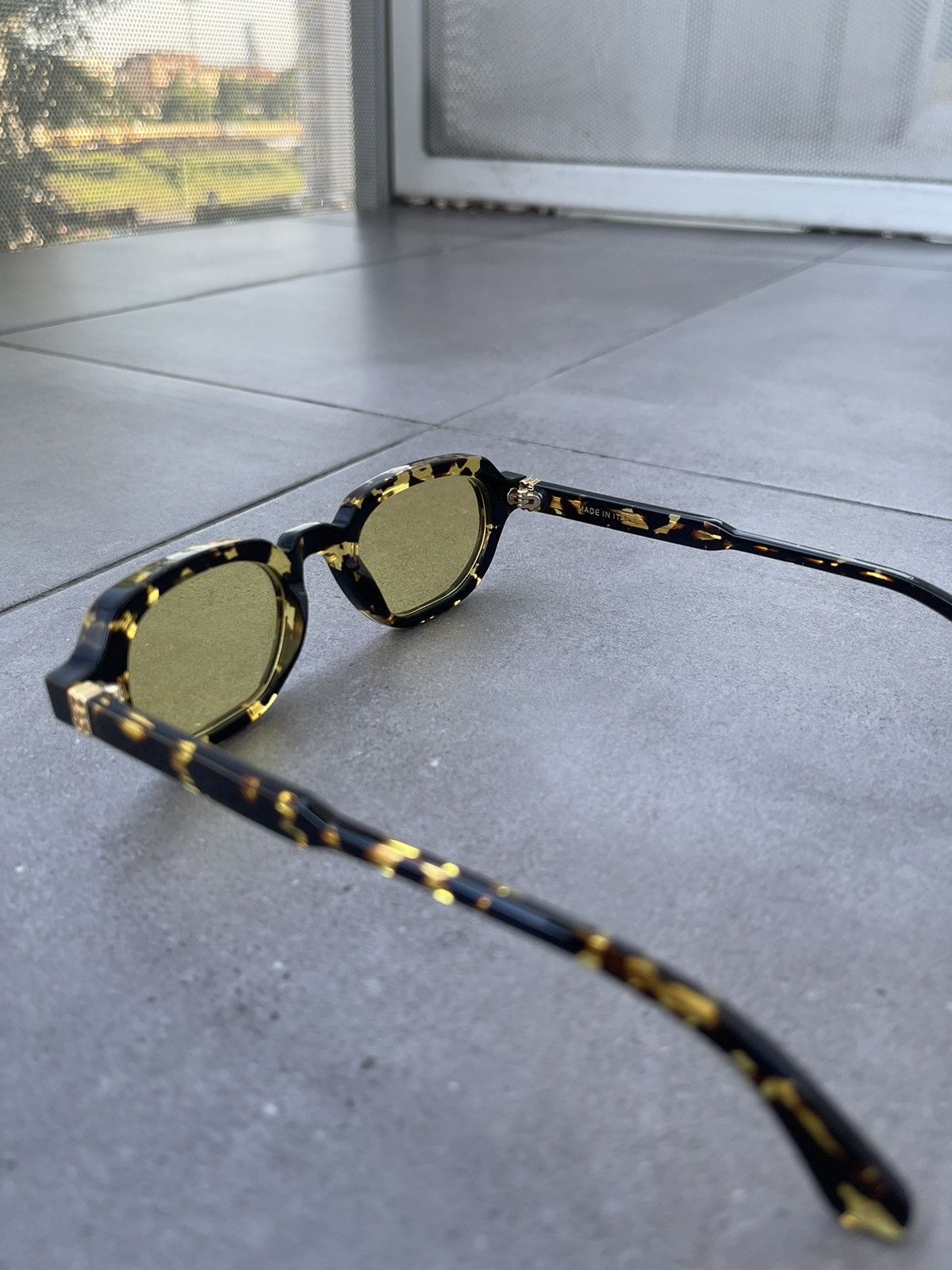Han Kjobenhavn !DS! Han Kjobenhavn Banks Yellow Tortoise Sunglasses Size ONE SIZE - 11 Thumbnail