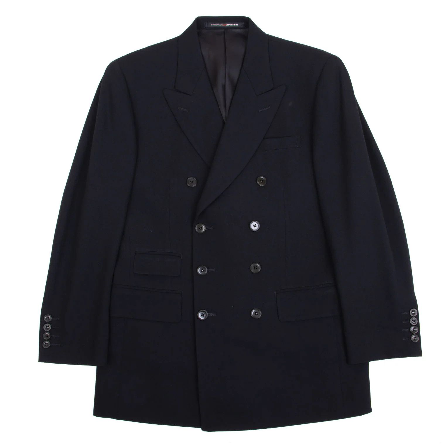 Jean Paul Gaultier Jean Paul Gaultier 1980's Peak Lapel Opened