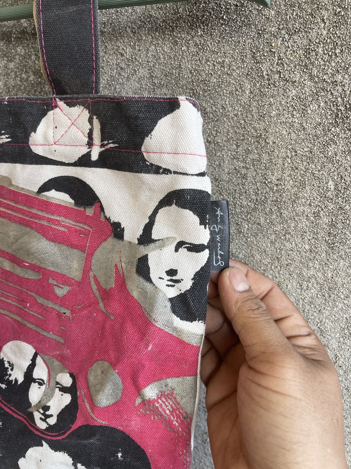 Andy Warhol Very Rare🔥Andy Warhol x Monalisa tote Bag Size ONE SIZE - 3 Thumbnail