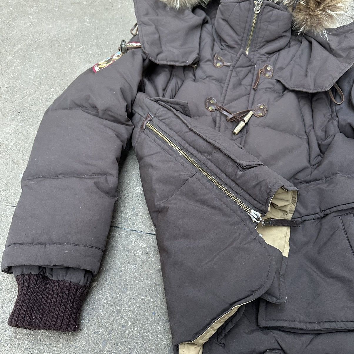 Beauty Beast Rare 2007 Dsquared 2 Racoon Real Fur Alaska Down Jacket Size US M / EU 48-50 / 2 - 17 Thumbnail