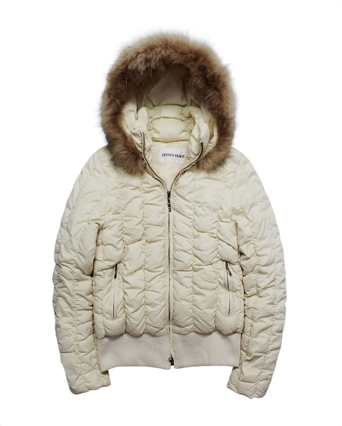 Japanese Brand 2006 PEYTON PLACE PPFM FUR HOOD PUFFER PUNK STREET JACKET Size M / US 6-8 / IT 42-44 - 2 Thumbnail