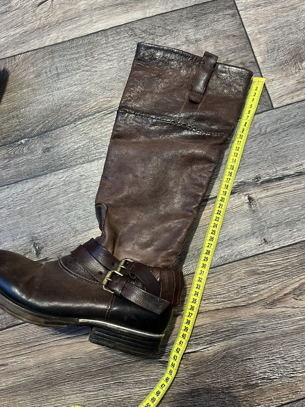 A.S.98 × Cowboy Equipment A.S.98 Airstep Carter AvantGarde Hight Knee Zip Boho Boots Size US 9 / IT 39 - 13 Thumbnail