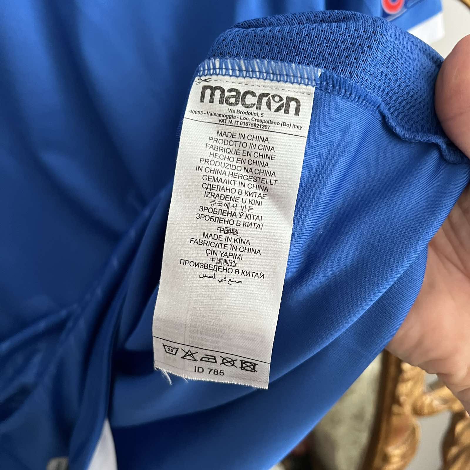 Macron Macron National Team Liechtenstein Soccer jersey Sz M Size US M / EU 48-50 / 2 - 8 Thumbnail