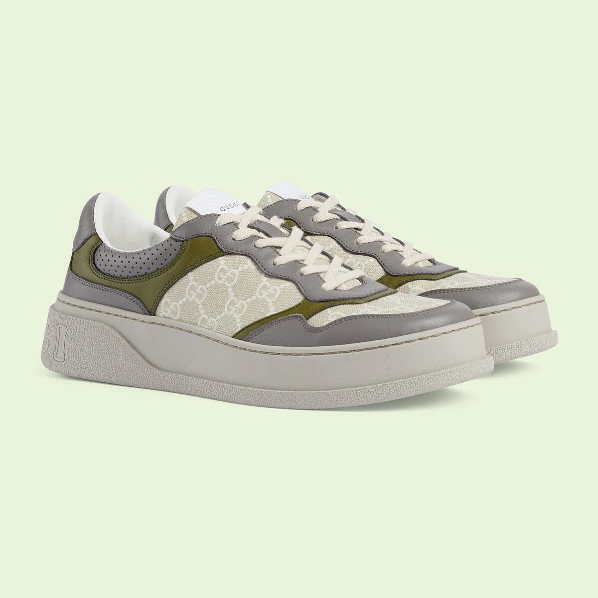 Gucci o1s1wg110125 Low-Top Sneakers in Multicolor Size US 15 / EU 48 - 3 Thumbnail