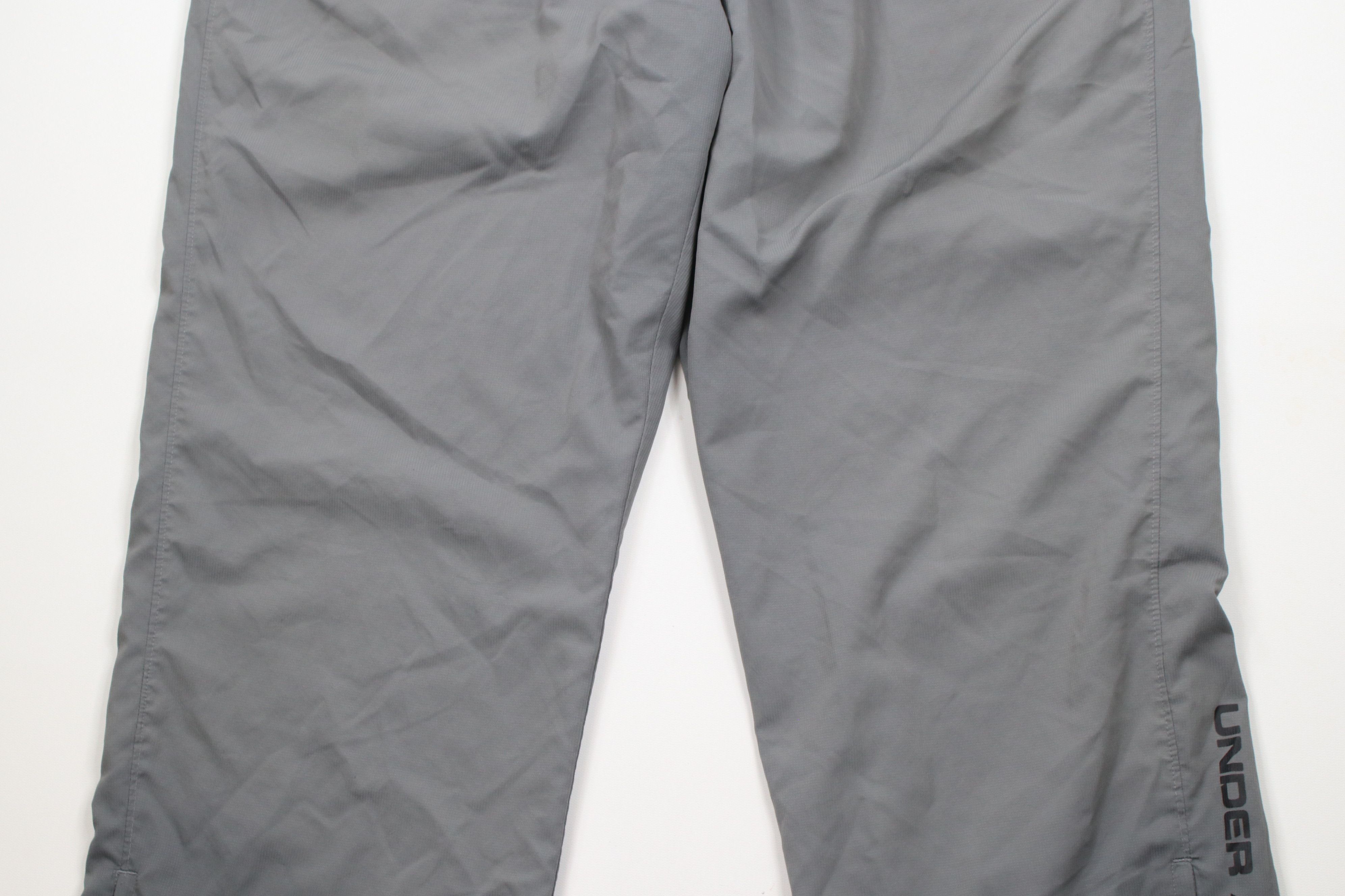 Under Armour × Vintage Under Armour Spell Out Loose Fit Wide Leg Lined Pants Size US 40 / EU 56 - 3 Thumbnail