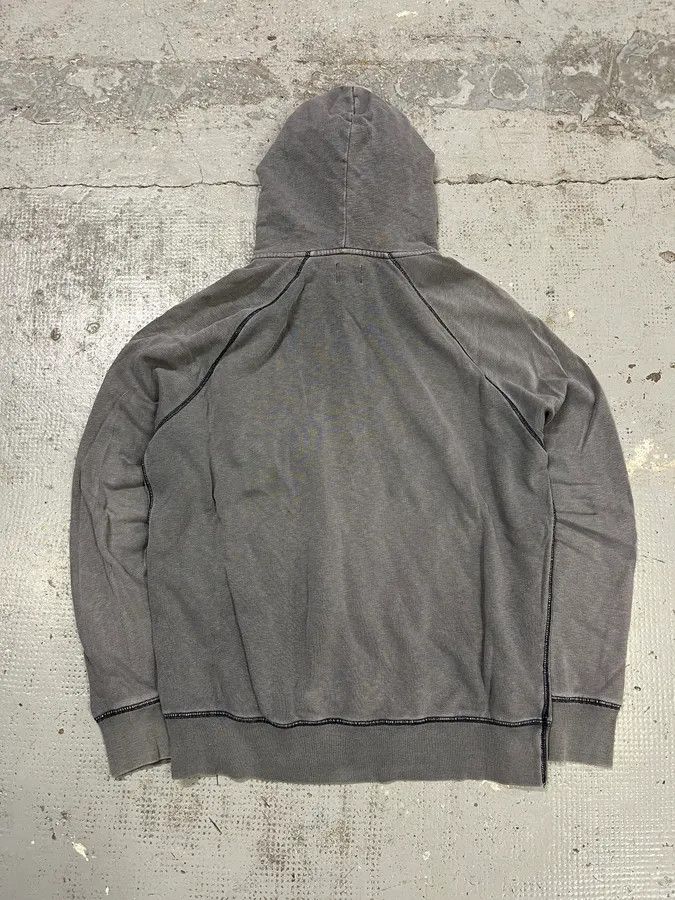 Acne Studios SS2012 Acne Studios Grey Faded Zip-up College Hoodie Size US M / EU 48-50 / 2 - 8 Thumbnail