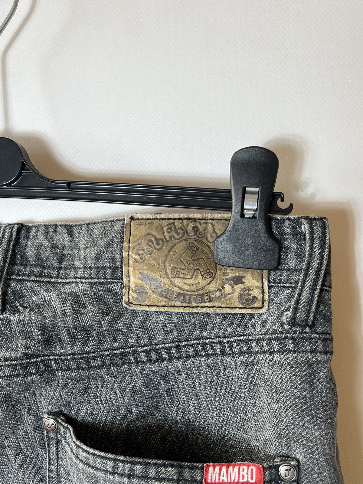 Mambo × Vintage Mambo vintage gray denim shorts Size US 34 / EU 50 - 5 Thumbnail