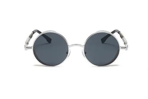 Electric Visual × Vintage 🔥Steampunk Sunglasses Round Glasses🔥 Size ONE SIZE - 2 Thumbnail