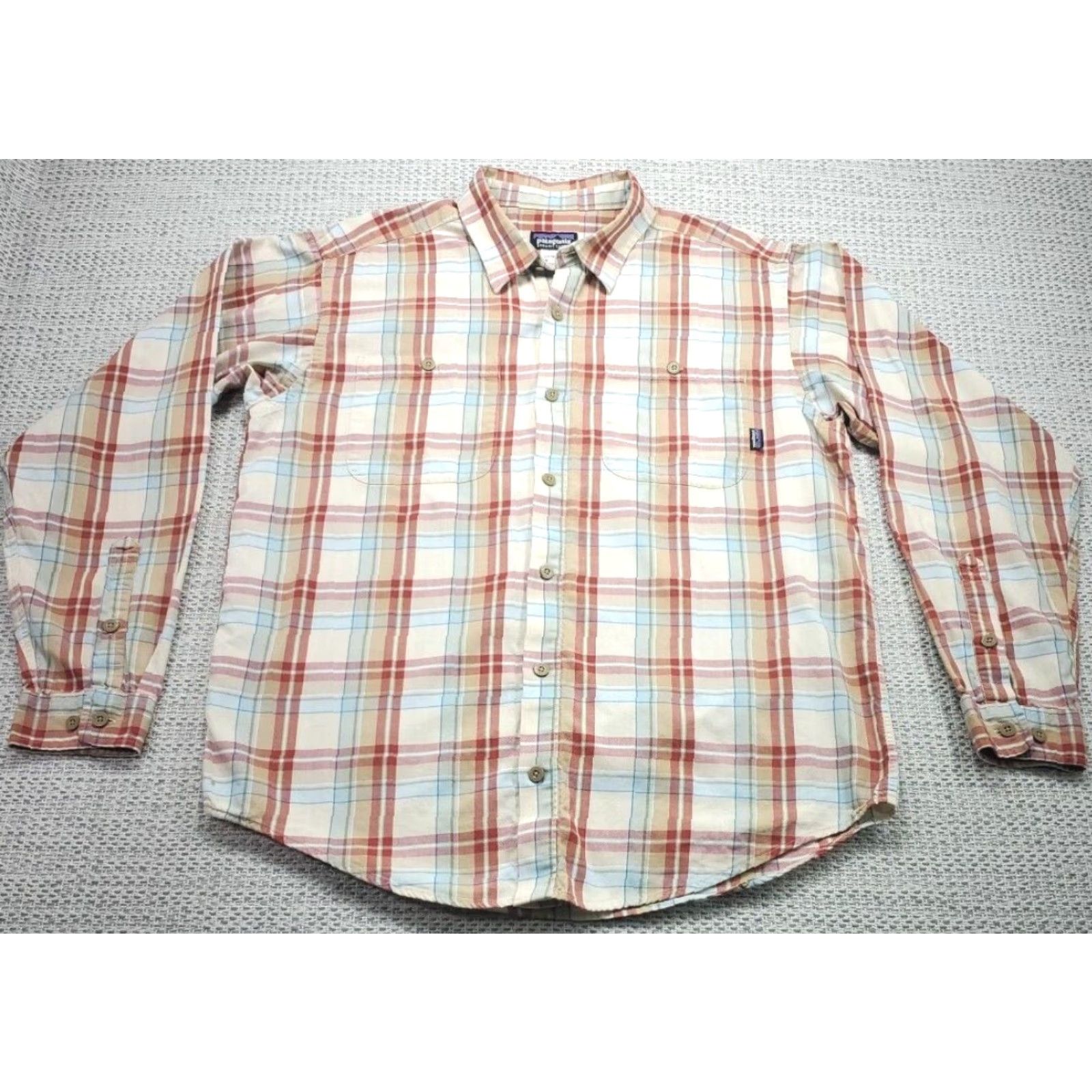 Patagonia Patagonia Shirt Mens M Button-Up Organic Cotton Plaid Long Sleeve Outdoor Western Camping Hiking Size US L / EU 52-54 / 3 - 2 Thumbnail