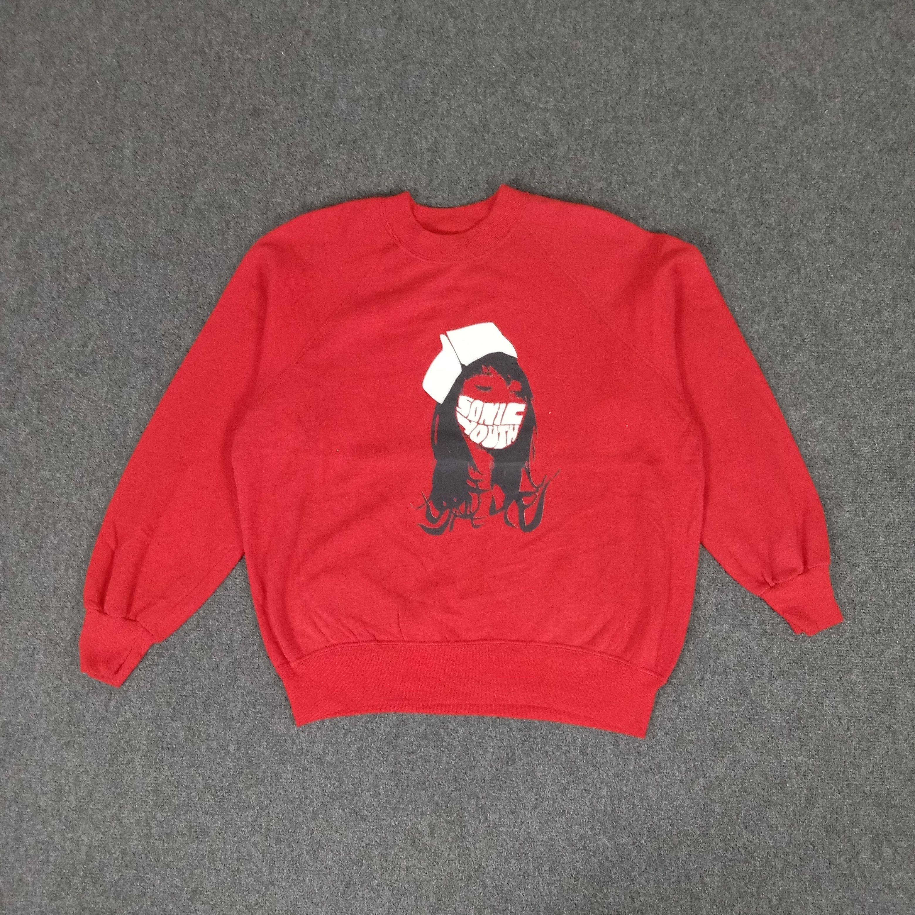 Band Tees × Vintage Sonic Youth American Rock Band Custom Sweatshirt Size US L / EU 52-54 / 3 - 1 Thumbnail