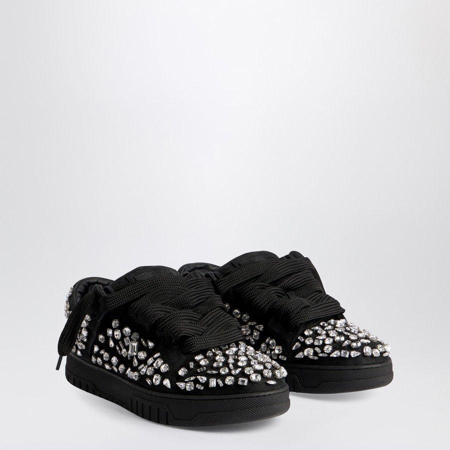 1989 STUDIO o1d2blof1124 Crystals Low-Top Sneakers in Black Size US 9 / EU 42 - 2 Thumbnail