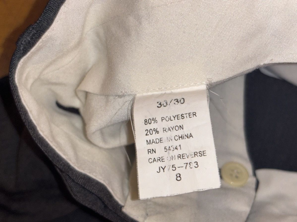 Vintage Barrington Dress Pants Size 33W x 30L Pleat Front Wool Gray Size US 36 / EU 52 - 4 Thumbnail